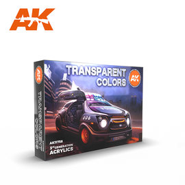 AK Interactive AK Interactive - 3rd Gen. Acryl. Set "Transparent Colors"