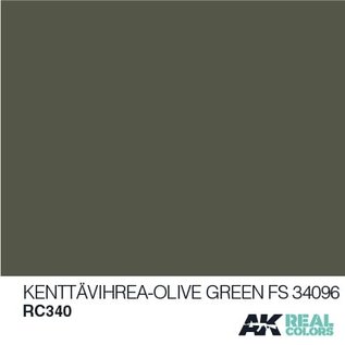 AK Interactive RC340 "Kenttävihreä" Olive Green FS 34096