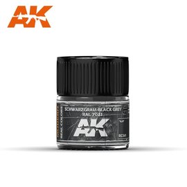 AK Interactive AK Interactive Real Colors Air - RC341 Schwarzgrau / Black Grey RAL 7021