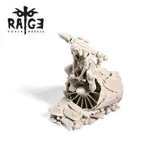 Rage Resin Models Crash Landing - 90mm