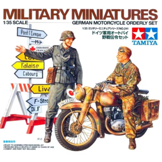 TAMIYA German Motorcycle Orderly Set - 1:35