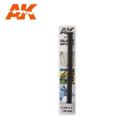 AK Interactive AK Interactive - Feder, geschwärzt 4mm x 150mm / Black Spring