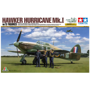 TAMIYA Hawker Hurricane Mk.I w/3 Figures - 1:48