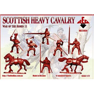 The Red Box War of the Roses 11. Scottish Heavy Cavalry - 1:72
