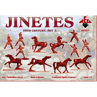 The Red Box Jinetes. 16th century. Set 2 - 1:72