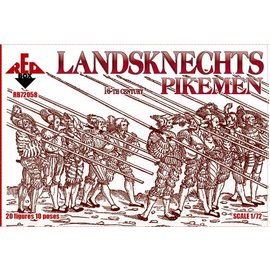 The Red Box The Red Box - Landsknechts Pikemen 16th century - 1:72