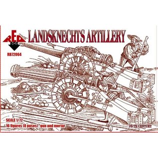 The Red Box Landsknechts Artillery 16th century - 1:72