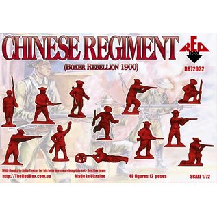 The Red Box Chinese Regiment (Boxer Rebellion 1900) - 1:72