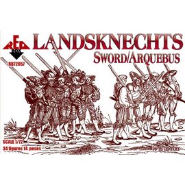 The Red Box The Red Box - Landsknechts (Sword/Arquebus) 16th century - 1:72