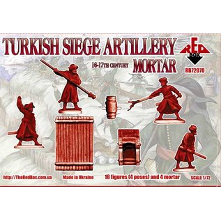 The Red Box Turkish Siege Artillery 16-17th century. Mortar - 1:72