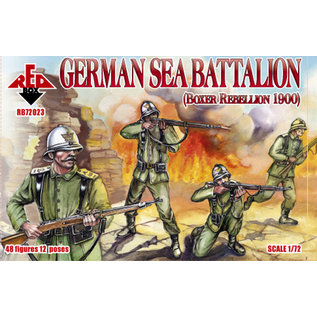 The Red Box German Sea Battalion (Boxer Rebellion 1900) - 1:72