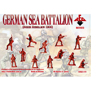 The Red Box German Sea Battalion (Boxer Rebellion 1900) - 1:72