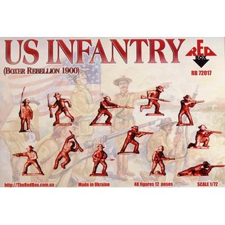 The Red Box US Infantry (Boxer Rebellion 1900) - 1:72