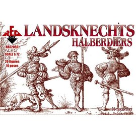 The Red Box The Red Box - Landsknechts Halberdiers 16th century  - 1:72