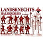 The Red Box Landsknechts Halberdiers 16th century  - 1:72