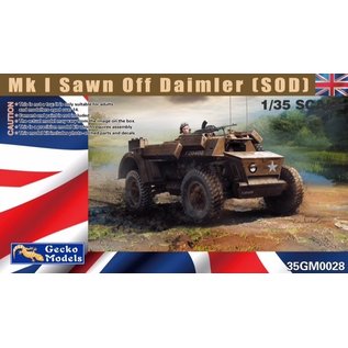 Gecko Models Daimler Armoured Car Mk. 1 "Sawn off Daimler" (SOD) - 1:35