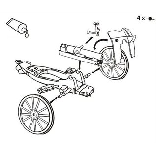 HäT British QF 4.5 inch Howitzer - 1:72