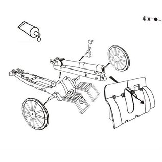 HäT 10 cm Feldhaubitze M. 14 Gun - 1:72