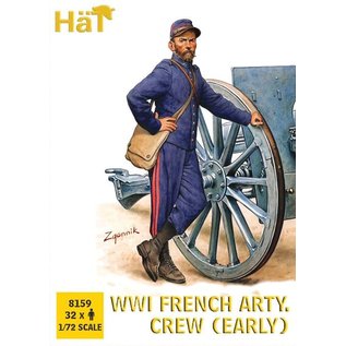 HäT WWI French Artillery Crew with kepi - 1:72