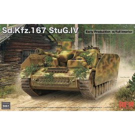 Ryefield Model RFM - Sd.Kfz. 167 StuG IV Early Production w/full interior - 1:35