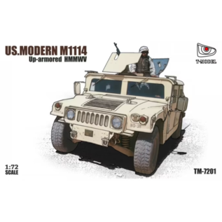 T-Model U.S. Modern M1114 Up-armored HMMWV - 1:72