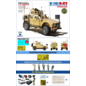 Galaxy Hobby M1240 (M-ATV) MRAP w / O-GPK Turret - 1:72