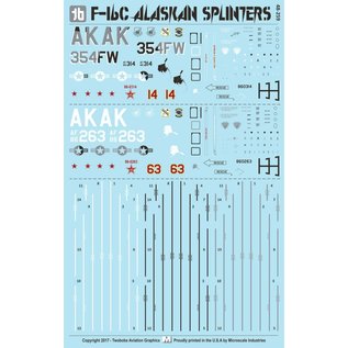 Two Bobs Decals F-16C Alaskan Splinters - 1:48