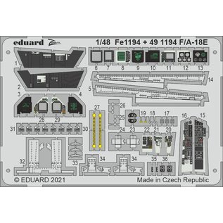 Eduard Zoom Set - Boeing F/A-18E - 1:48