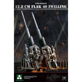 TAKOM TAKOM - WWII German 12.8cm Flak 40 Zwilling - 1:35