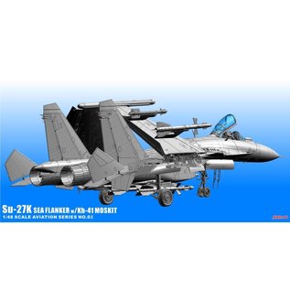 Minibase Sukhoi Su-27K Sea Flanker with Kh-41 Moskit - 1:48