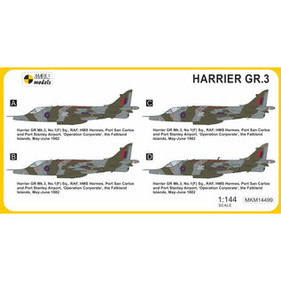 Mark I. Hawker Siddeley Harrier GR.3 "Operation Corporate" - 1:144