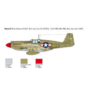 Italeri North American P-51A Mustang - 1:72