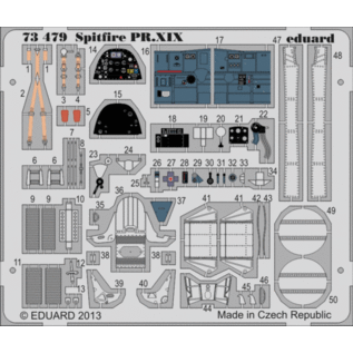 Eduard Ätzteile-Set Spitfire PR. XIX (Airfix) - 1:72