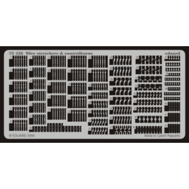 Eduard Eduard - Ätzteile-Set Wire Stretchers & Controlhorns / Seilspanner und Ruderbeschläge - 1:72