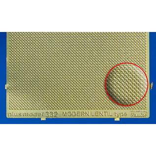 Plusmodel Engraved Plate Modern Lentil Type / Riffelblech - 1:35