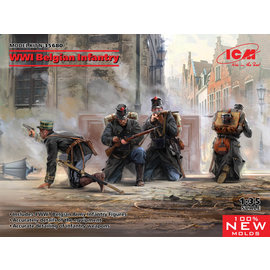 ICM ICM - WWI Belgian Infantry - 1:35