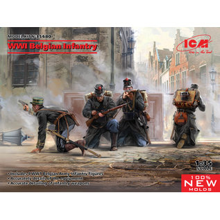 ICM WWI Belgian Infantry - 1:35