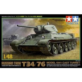 TAMIYA Tamiya - Russian Tank T34/76 Model 1941 (Cast Turret) - 1:48