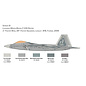 Italeri Lockheed Martin F-22A Raptor - 1:48