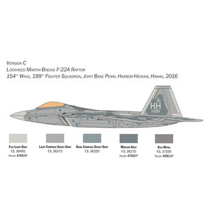 Italeri Lockheed Martin F-22A Raptor - 1:48