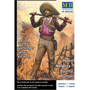 Master Box Outlaw. Gunslinger series. Kit No.3. Pedro Melgoza - Bounty Hunter - 1:35