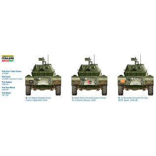 Italeri Armoured Car Staghound Mk. I Late Version - 1:35