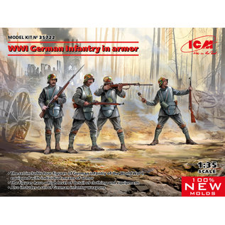 ICM WWI German Infantry in armor - 1:35