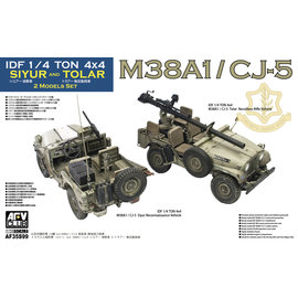 AFV-Club AFV-Club - IDF 1/4 ton 4x4 Siyur and Tolar (M38A1/CJ-5) - Limited Edition - 1:35