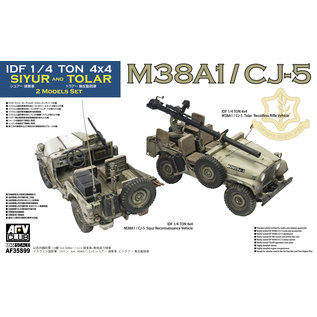 AFV-Club IDF 1/4 ton 4x4 Siyur and Tolar (M38A1/CJ-5) - Limited Edition - 1:35