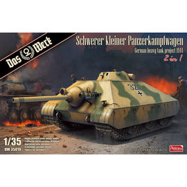 Das Werk Das Werk - Schwerer kleiner Panzerkampfwagen - German heavy tank project 1944 - 2 in 1 - 1:35