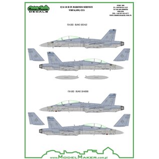 Modelmaker Decals F/A-18D VMFA-225 Vikings - 1:48