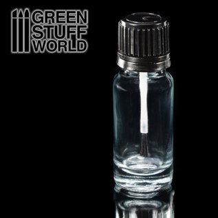 Green Stuff World Green Stuff World - leere Glasflasche m. Pinsel / Empty Crystal Bottle with Brush