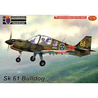 Kovozávody Prostějov Sk 61 Bulldog 'In Swedish Services' (3x camo) - 1:72