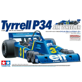 TAMIYA Tamiya - Tyrrell P34 Six Wheeler w/Photo-etched Parts - 1:12
